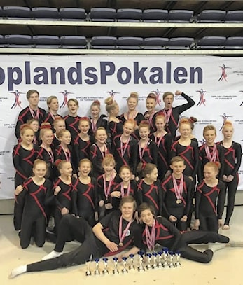 Pallplasser i fleng for lokale turnere